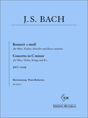 Cover - Bach, Concerto in C minor (BWV 1060R)